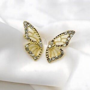 Gold Butterfly Earrings